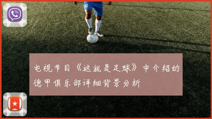 电视节目《这就是足球》中介绍的德甲俱乐部详细背景分析